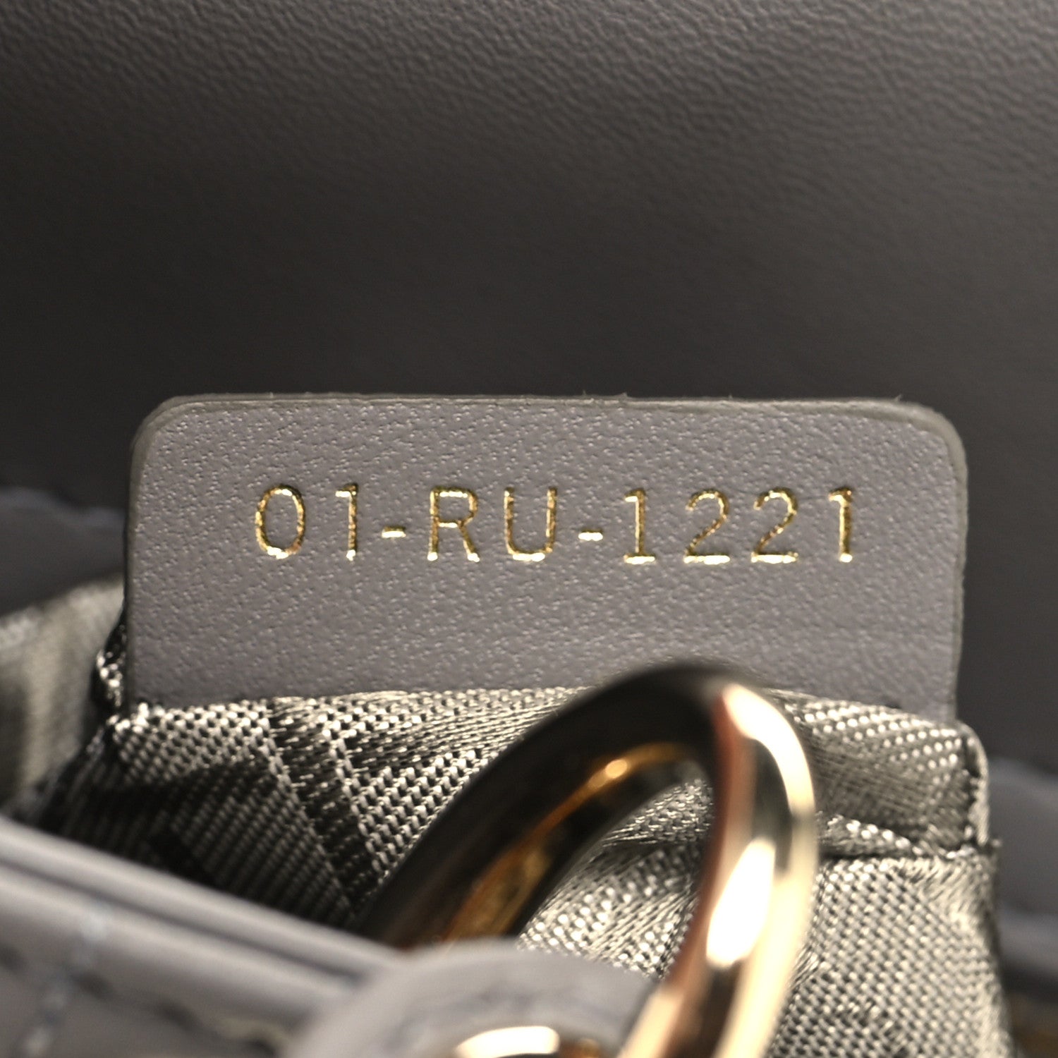 Christian Dior Lambskin Cannage Small My ABCDior Lady Dior Grey 7 of 11
