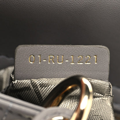 Christian Dior Lambskin Cannage Small My ABCDior Lady Dior Grey 7 of 11