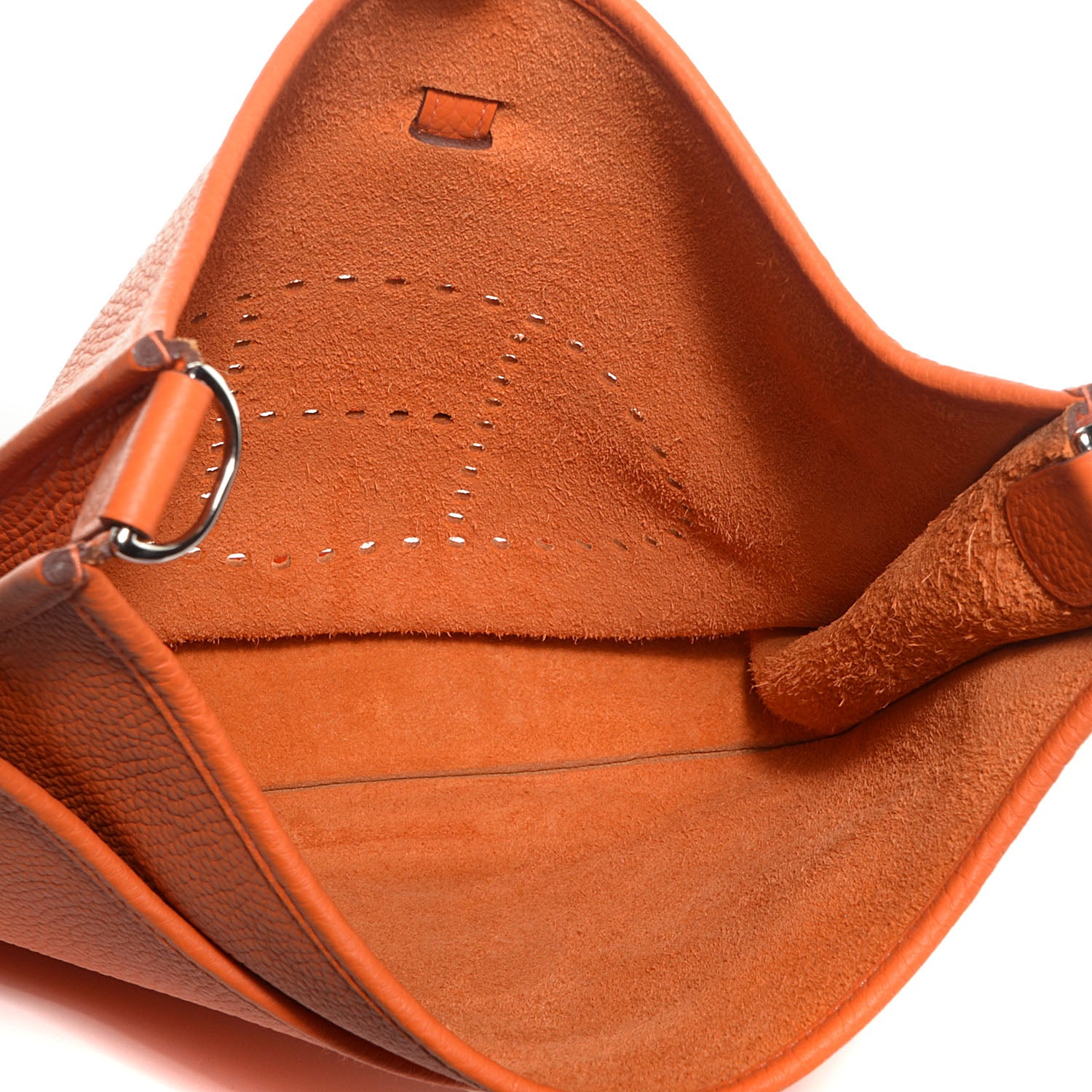Hermes Taurillon Clemence Evelyne PM III Orange 9 of 14