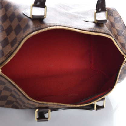 Louis Vuitton Damier Ebene Speedy Bandouliere 35 6 of 8