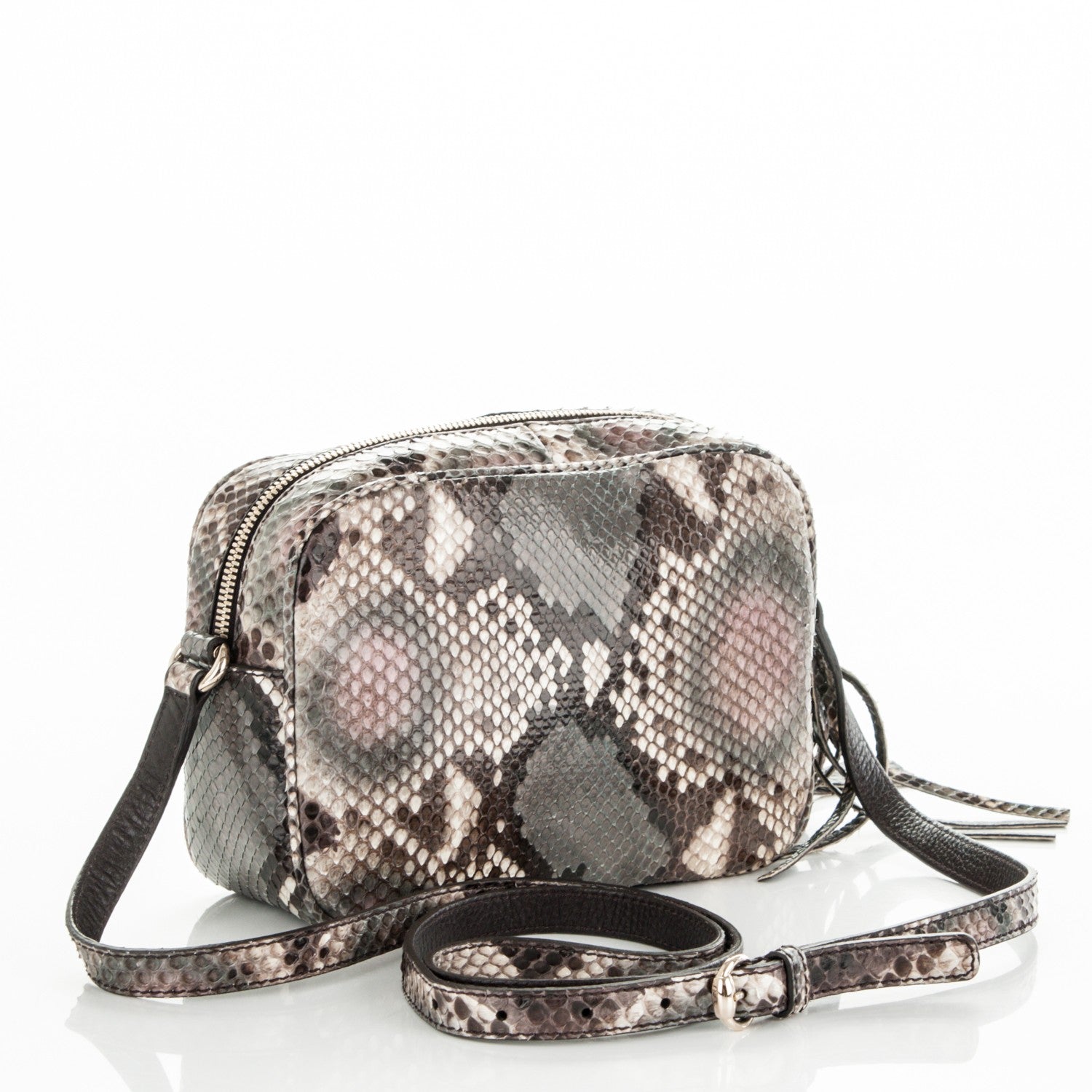 Gucci Python Small Soho Disco Bag Natural 3 of 6