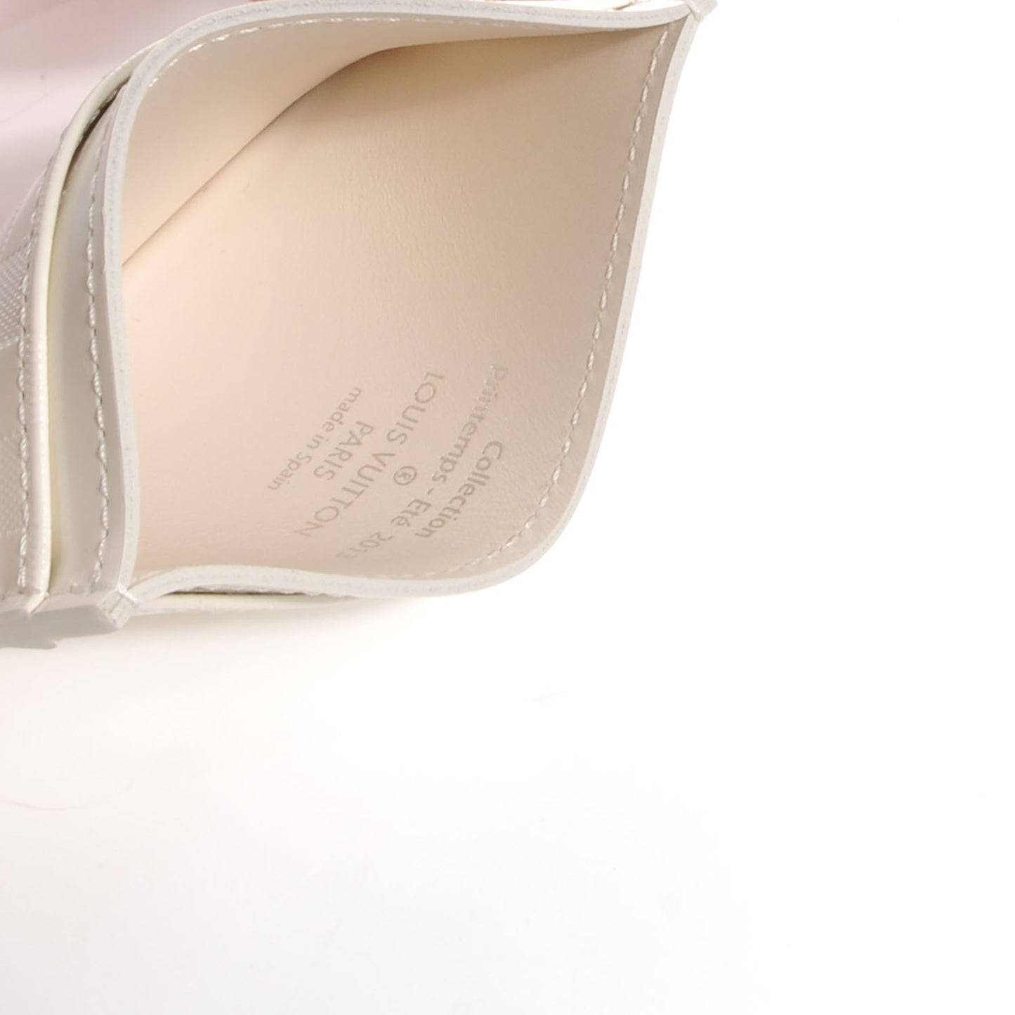 Damier Facette Card Holder Creme