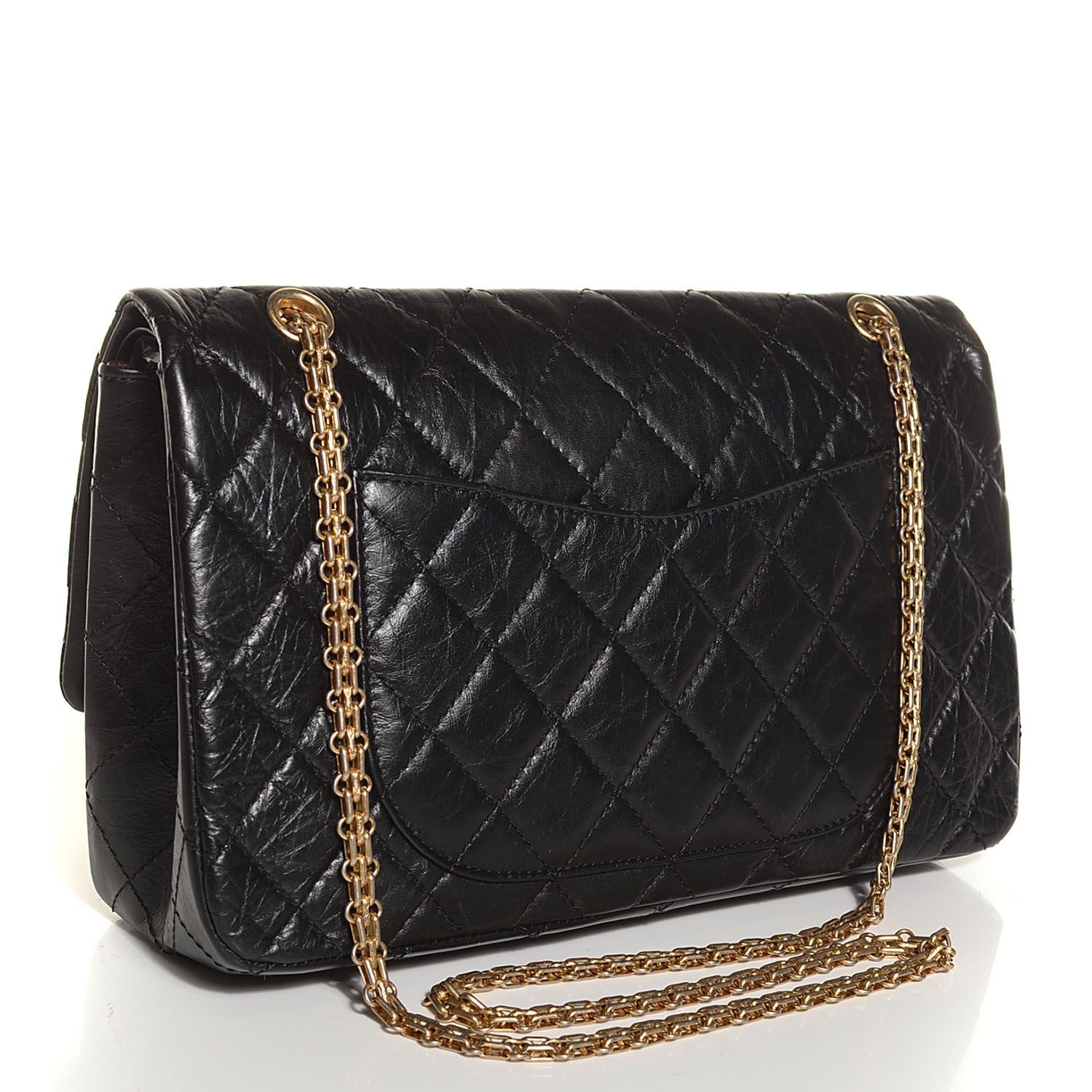 Chanel Aged Calfskin Quilted 2.55 Reissue 227 Flap Black 3 of 9
