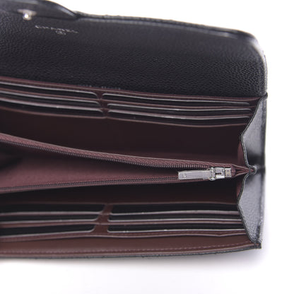 Chanel Caviar Quilted Large Flap Wallet Black 5 of 9