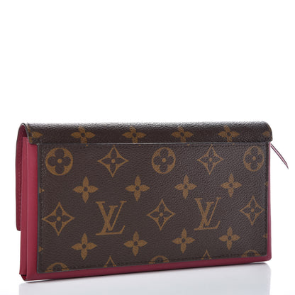 Louis Vuitton Monogram Flore Wallet Fuchsia 3 of 7