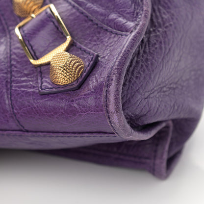 Balenciaga Agneau Giant 21 Gold Hardware City Dark Violet 11 of 14