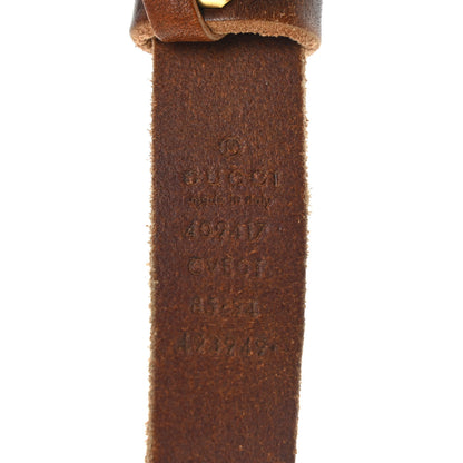 Gucci Faded Calfskin Double G 20mm Belt 85 34 Cuir 3 of 5