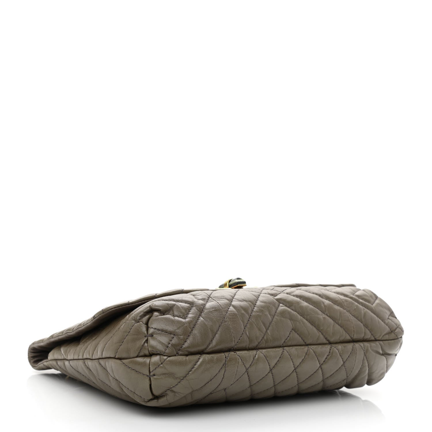 Lanvin Calfskin Quilted Medium Happy Shoulder Bag Brown 3 of 9