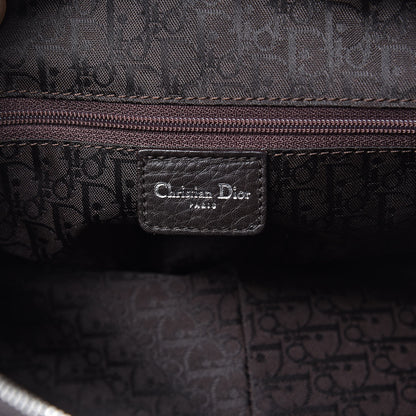 Christian Dior Calfskin Cannage Handbag Dark Brown 6 of 12