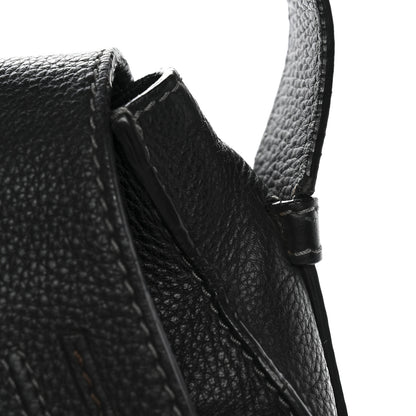 Chloe Calfskin Medium Marcie Round Crossbody Bag Black 11 of 12