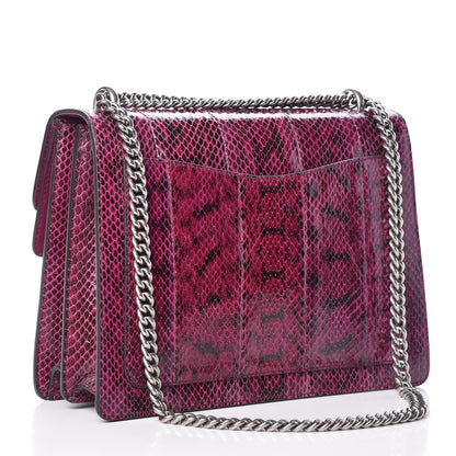Gucci Elaphe Dragon Embroidered Medium Dionysus Shoulder Bag Violet Cyclamen Multicolor 3 of 9