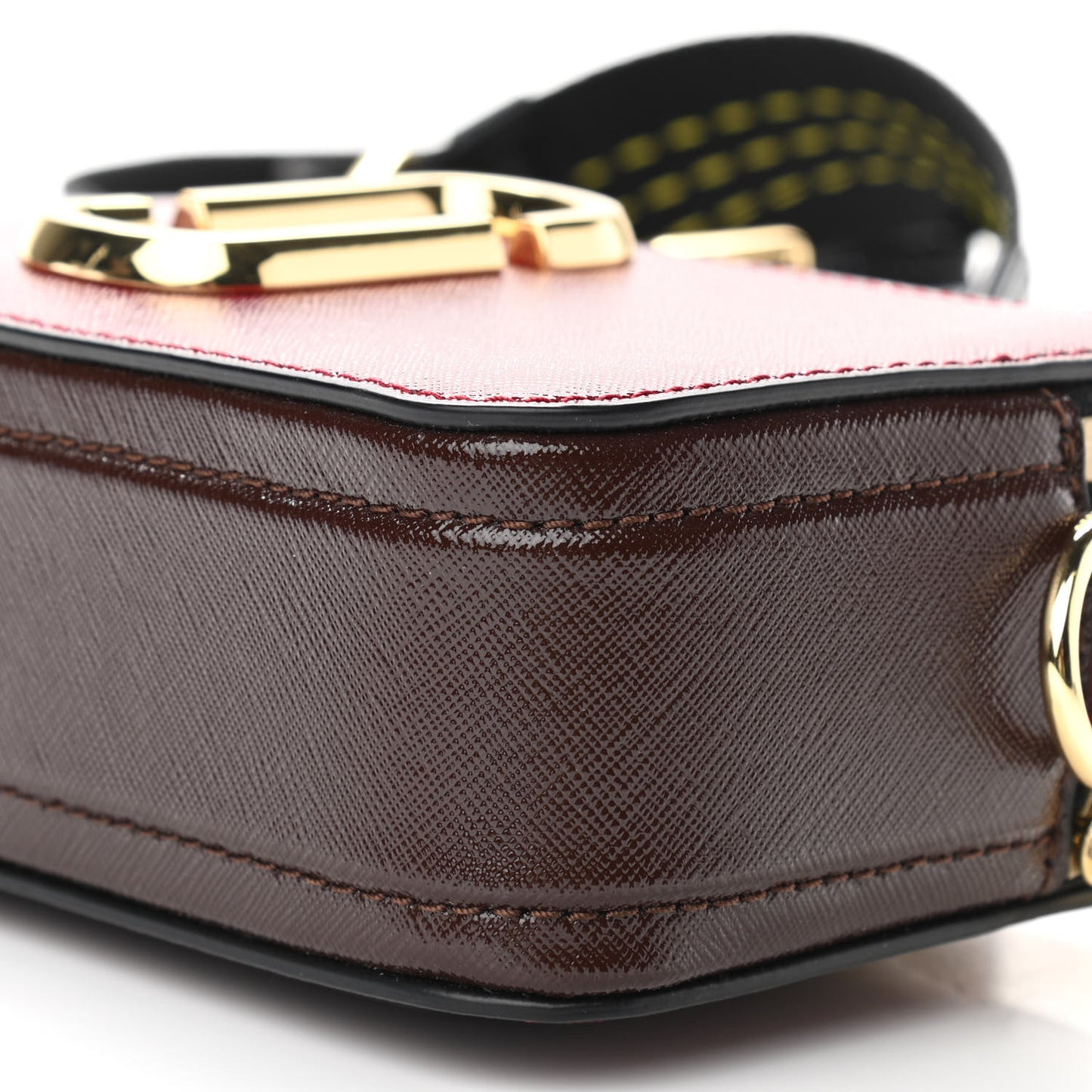 Saffiano Small Snapshot Camera Bag Red Multicolor