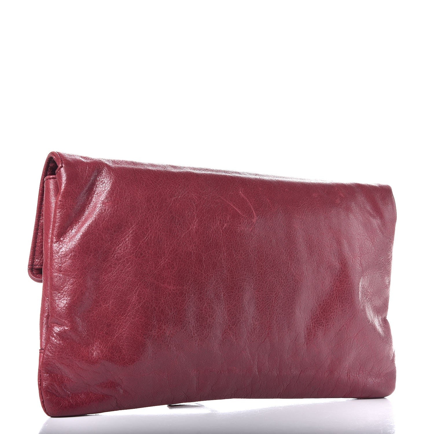 Balenciaga Agneau Classic Hardware Envelope Clutch Cassis 3 of 8