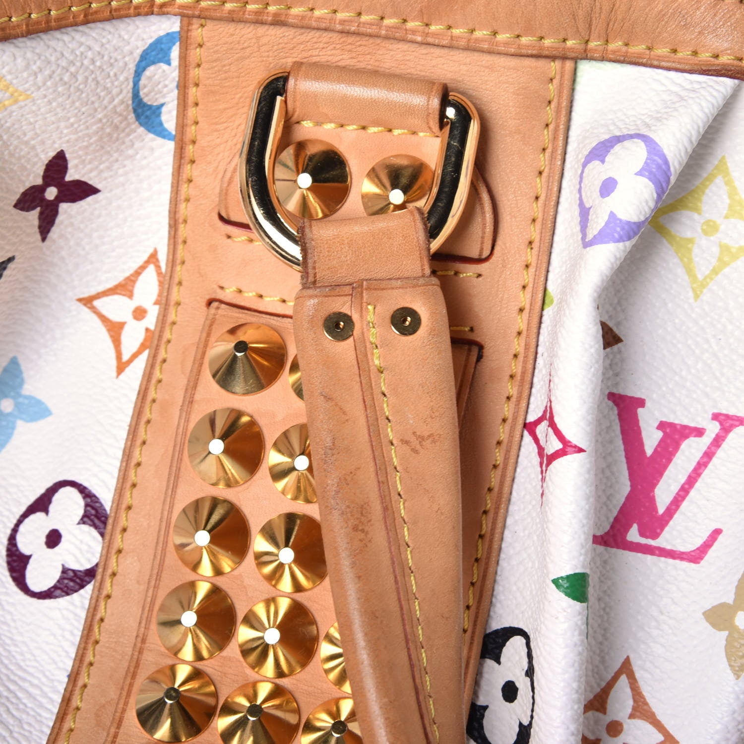Louis Vuitton Monogram Multicolor Courtney MM White 11 of 12