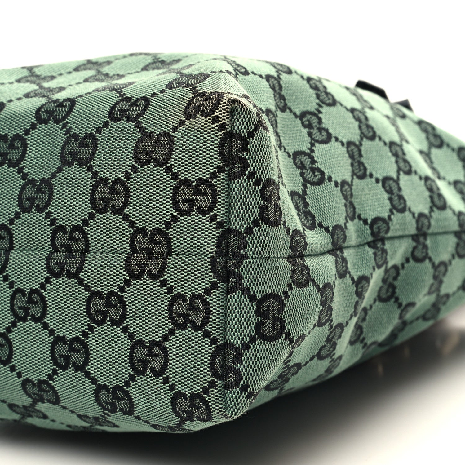 Gucci Monogram Tote Bag Green 10 of 10