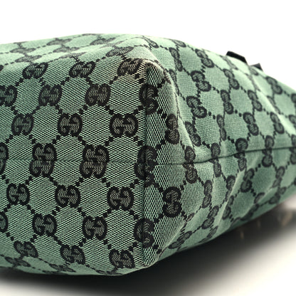 Gucci Monogram Tote Bag Green 10 of 10