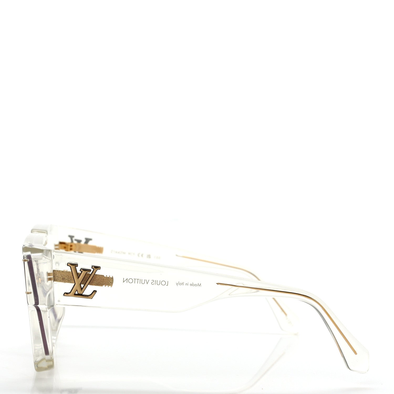 Louis Vuitton Cyclone Sunglasses Z1642W Transparent 3 of 9