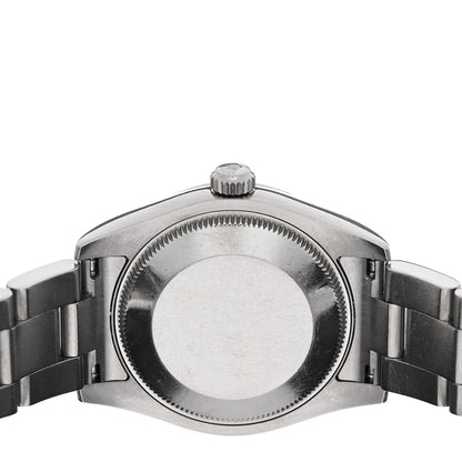 Rolex Stainless Steel 18K White Gold 31mm Oyster Perpetual Datejust Watch Black 178274 4 of 4
