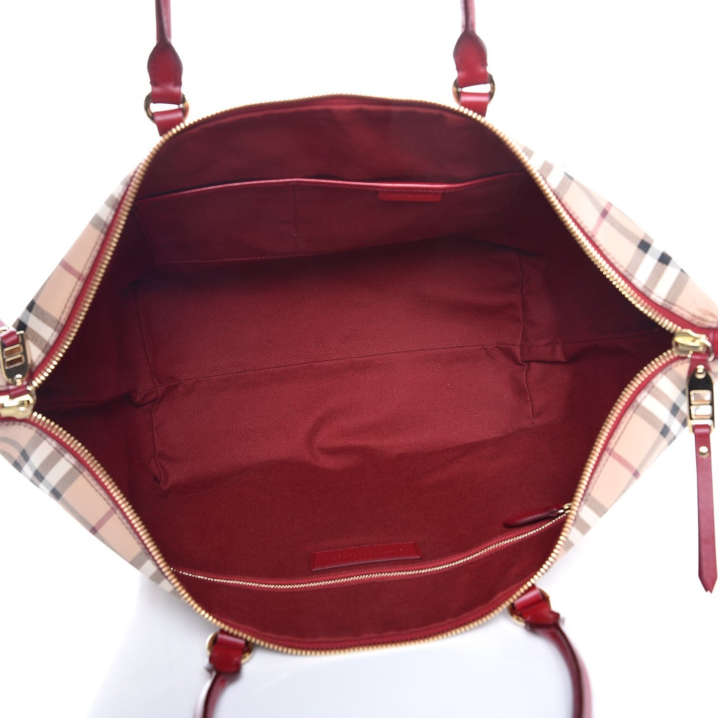 Haymarket Check Medium Salisbury Tote Military Red