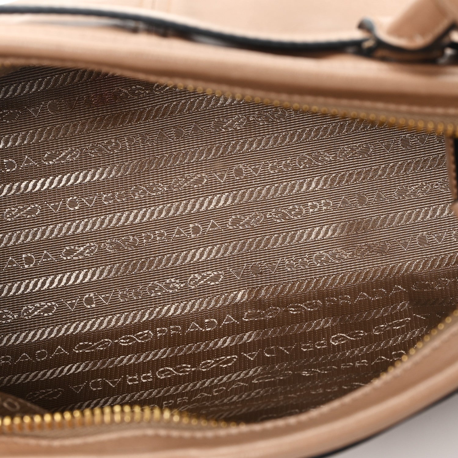 Prada Shiny Nappa Medium Bonnie Shoulder Bag Cameo 5 of 9