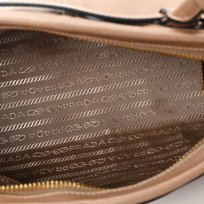 Prada Shiny Nappa Medium Bonnie Shoulder Bag Cameo 5 of 9