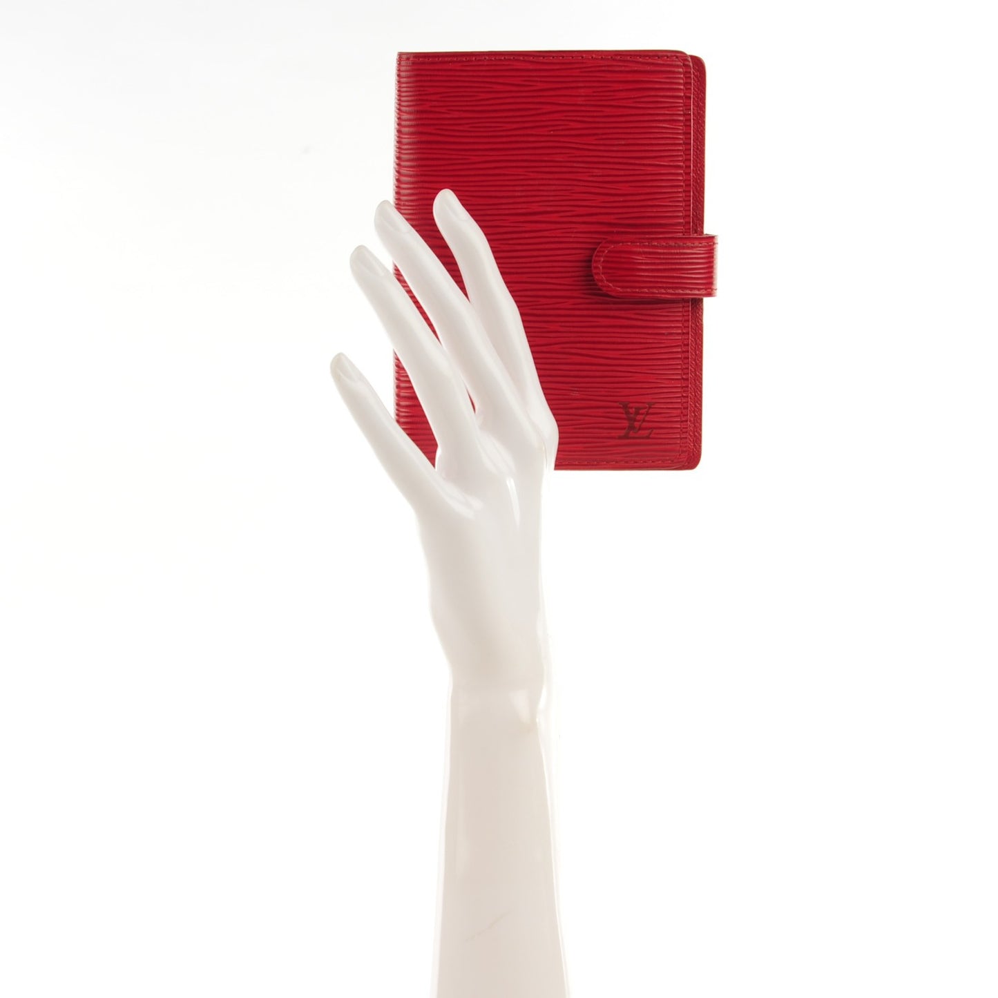 Epi Small Ring Agenda Cover Rouge