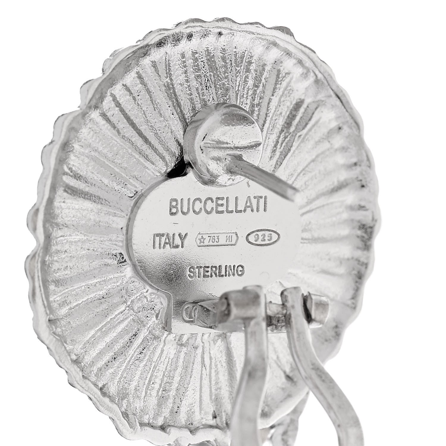 Buccellati Sterling Silver Vermeil Blossoms Daisy Drop Earrings 4 of 5