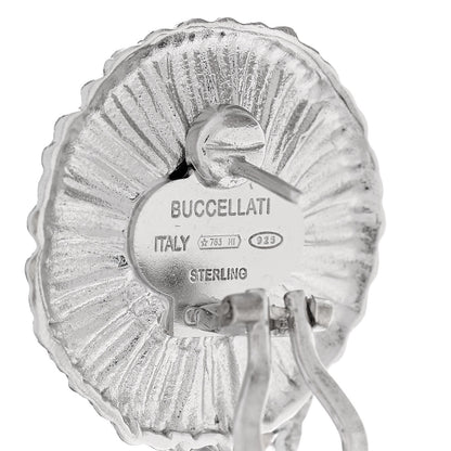 Buccellati Sterling Silver Vermeil Blossoms Daisy Drop Earrings 4 of 5