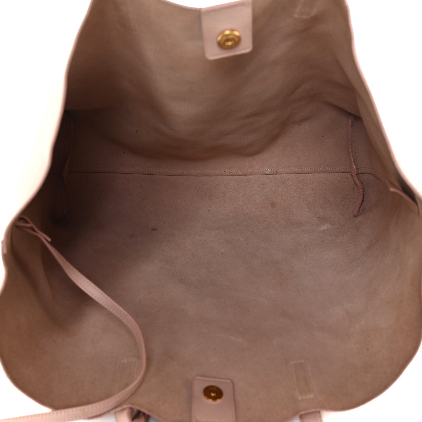 Calfskin Large Shopping Tote Rose Antic