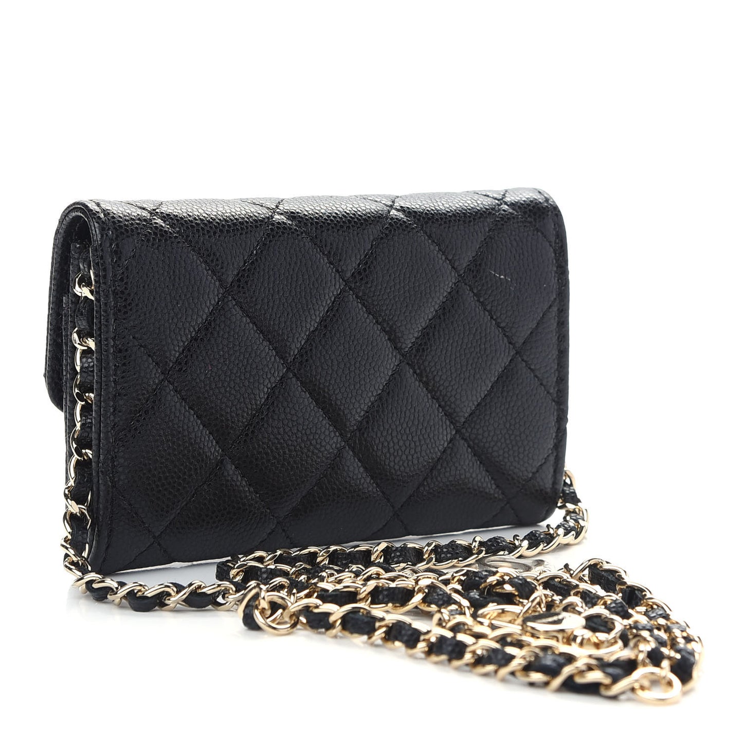 Caviar Quilted Belt Bag Black