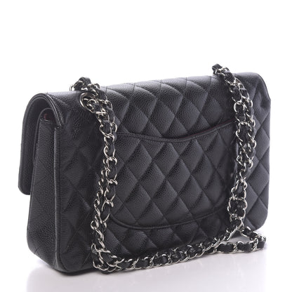 Chanel Caviar Quilted Medium Double Flap Black 3 of 12