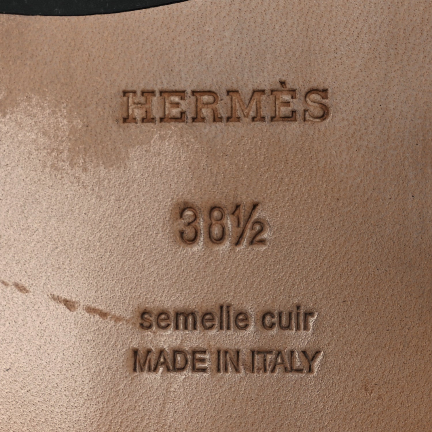 Hermes Calfskin Colette Loafer 38.5 Naturel 8 of 11
