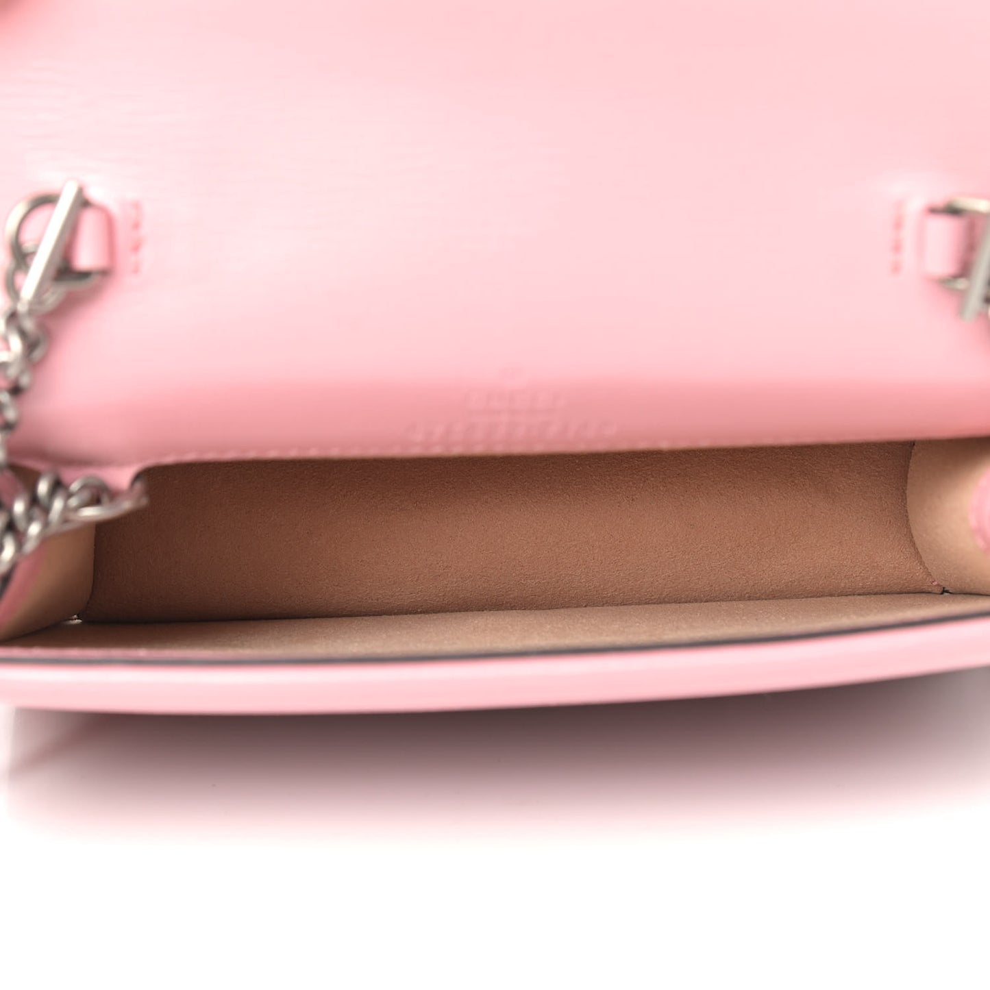 Azalea Calfskin Enamel Super Mini Dionysus Shoulder Bag New Cherry Red Wild Rose Off White