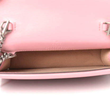 Gucci Azalea Calfskin Enamel Super Mini Dionysus Shoulder Bag New Cherry Red Wild Rose Off White 5 of 9