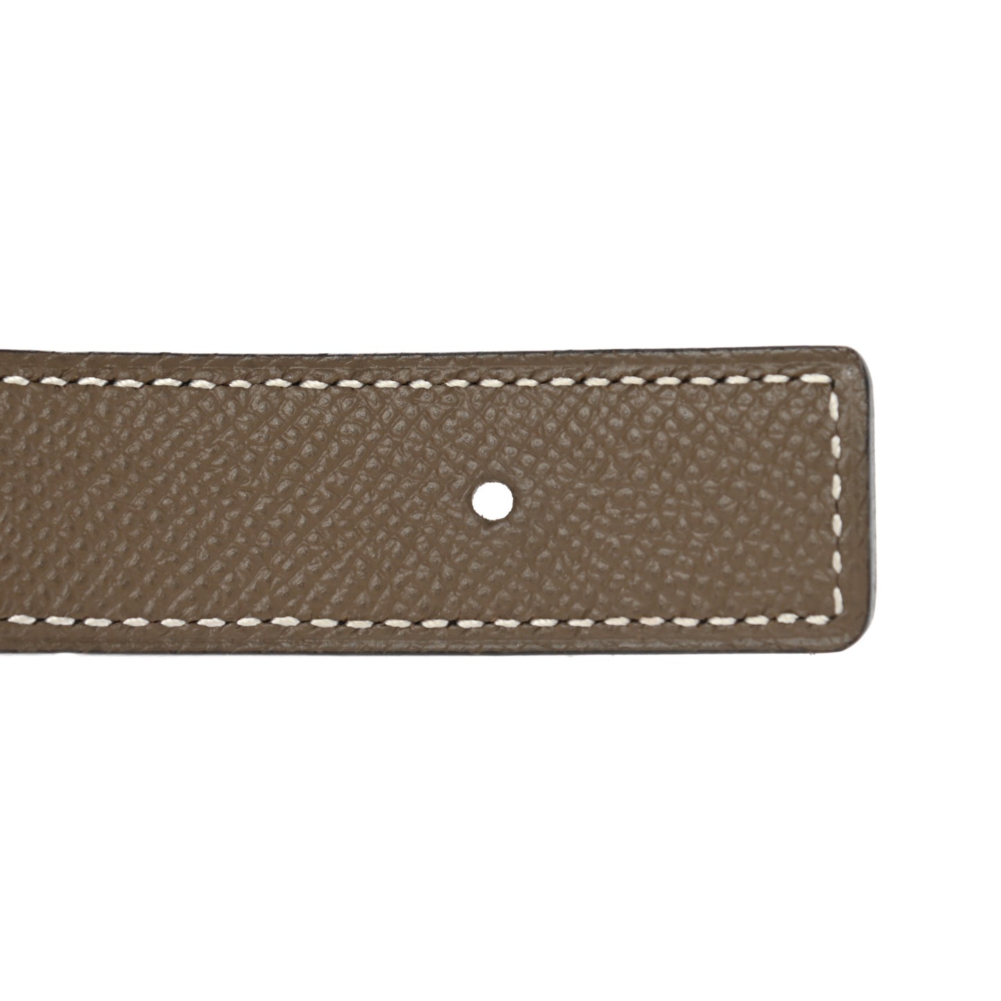 Swift Epsom 24mm Mini Constance H Belt 85 Black Etoupe