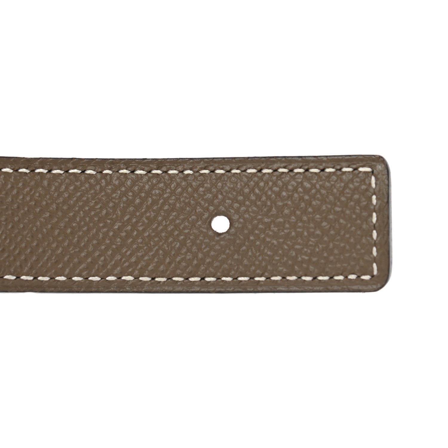 Hermes Swift Epsom 24mm Mini Constance H Belt 85 Black Etoupe 6 of 10
