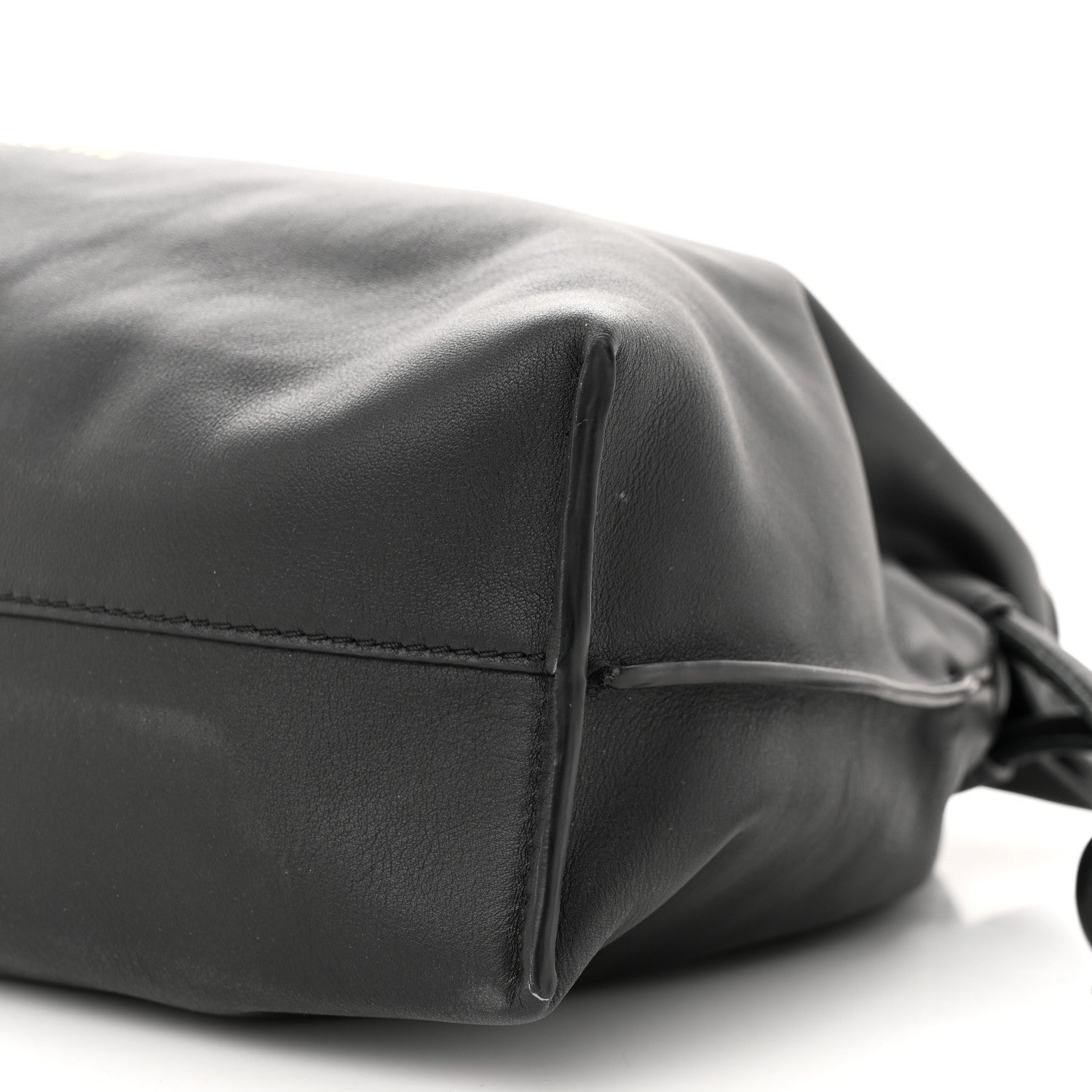 Loewe Nappa Flamenco Knot Clutch Black 9 of 9