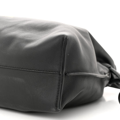 Loewe Nappa Flamenco Knot Clutch Black 9 of 9