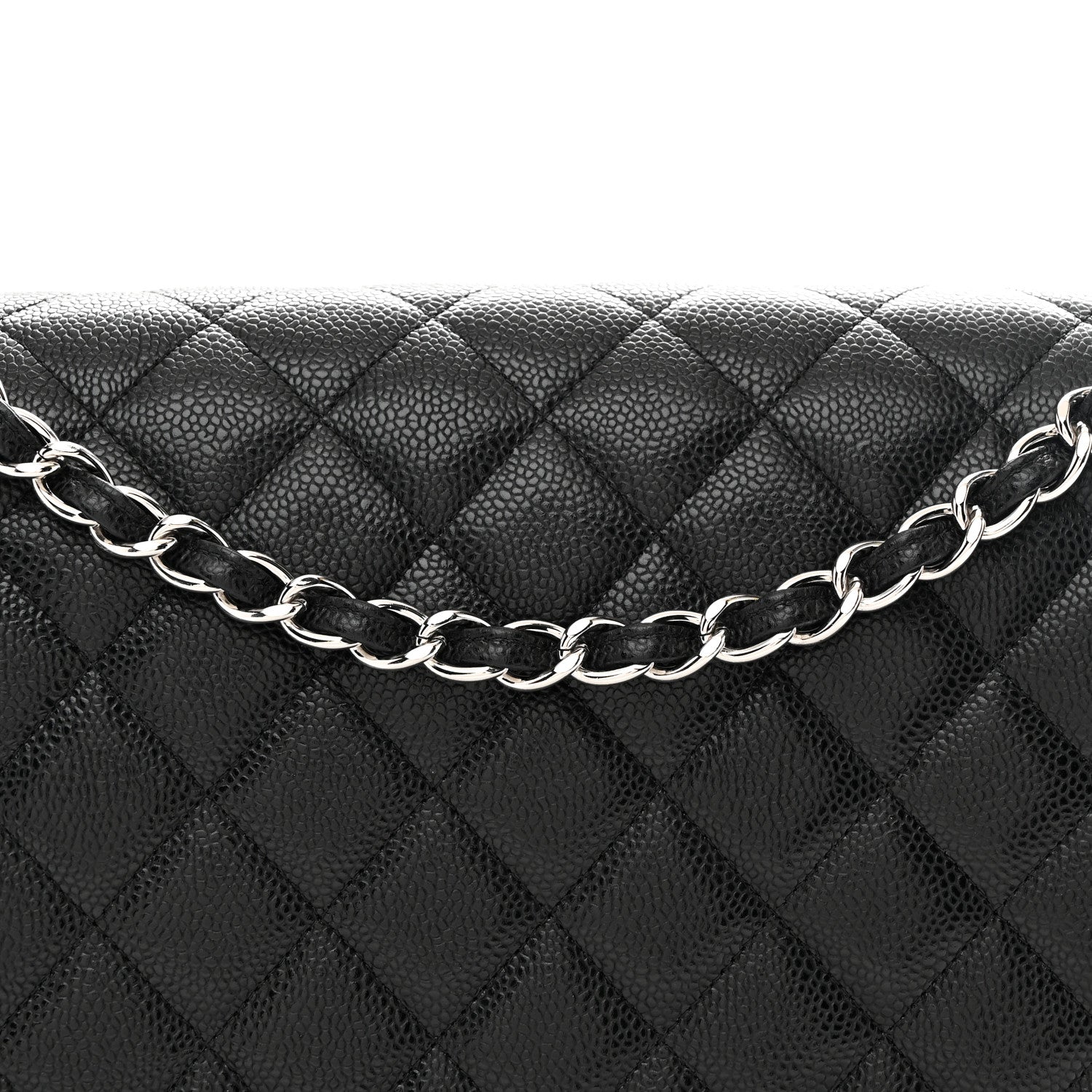 Chanel Caviar Quilted Maxi Double Flap Black 15 of 23