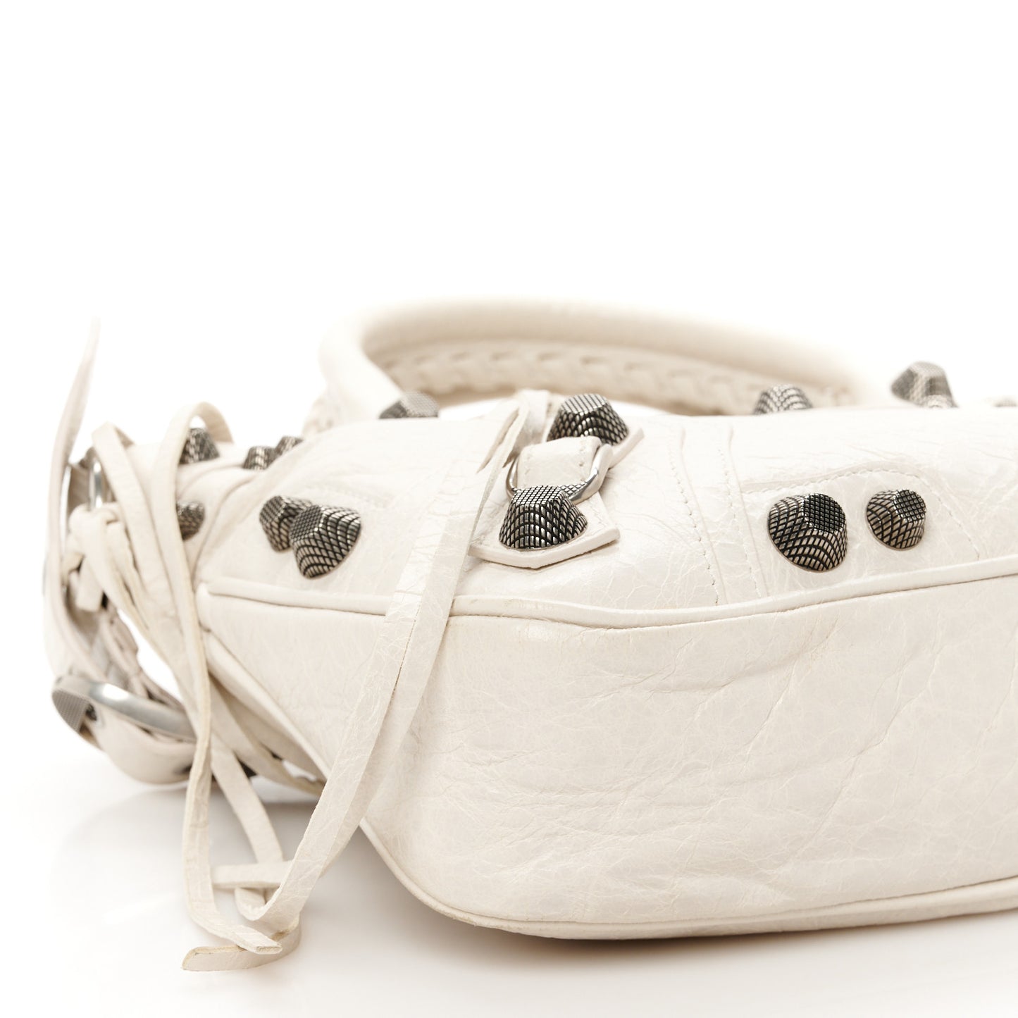 Agneau Arena Neo Cagole Medium Handbag White