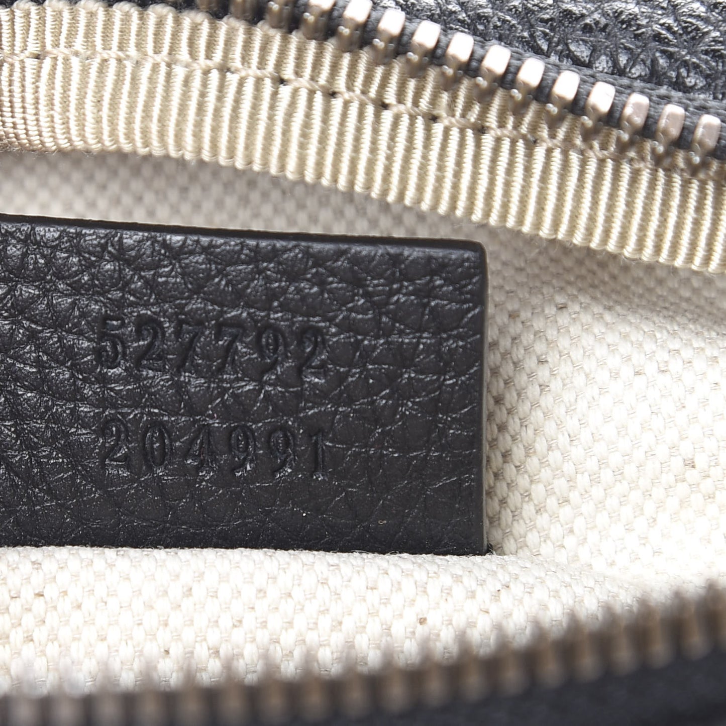 Grained Calfskin Small Logo Belt Bag Black
