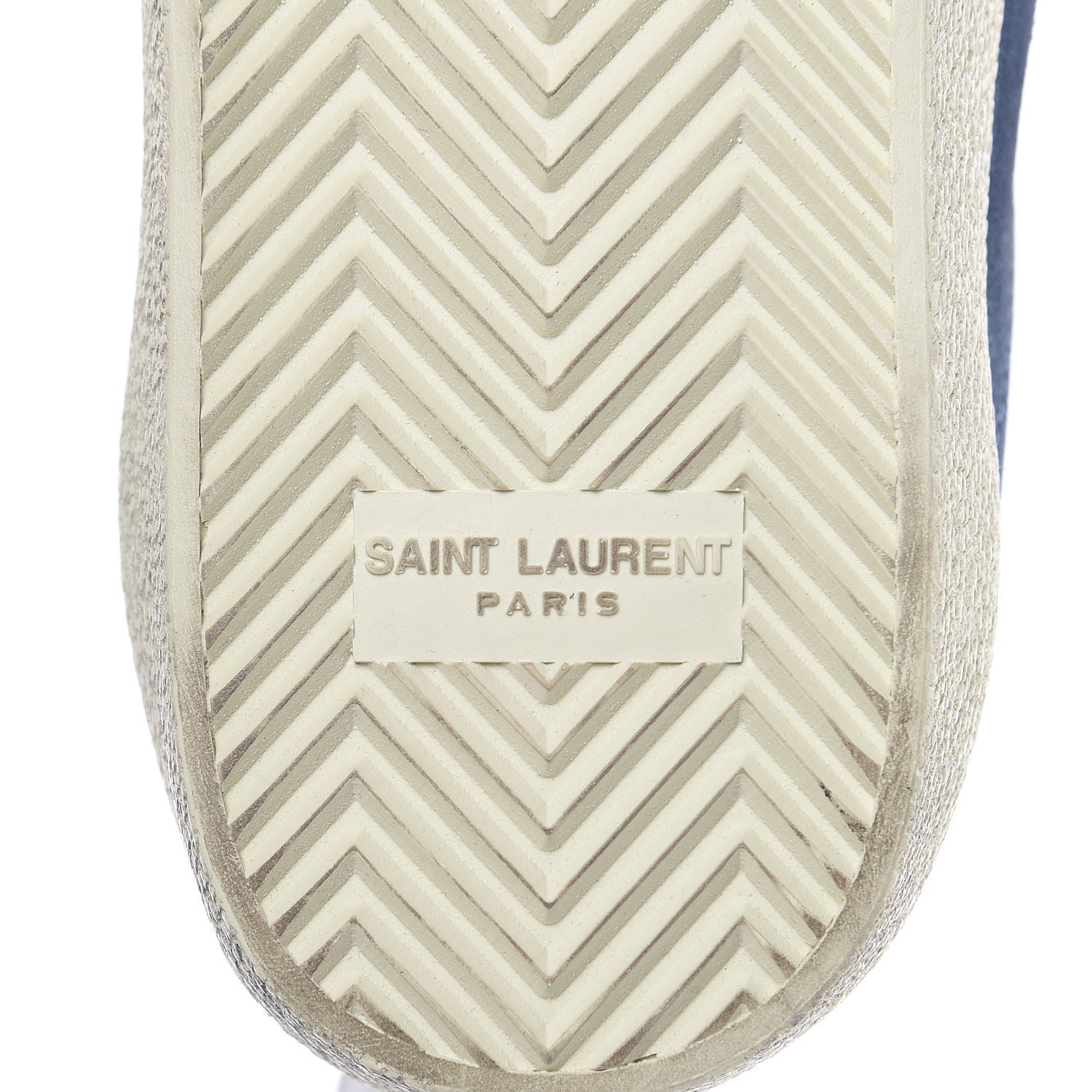 Saint Laurent Suede Mens Court Classic Sneakers 41 Denim 6 of 9