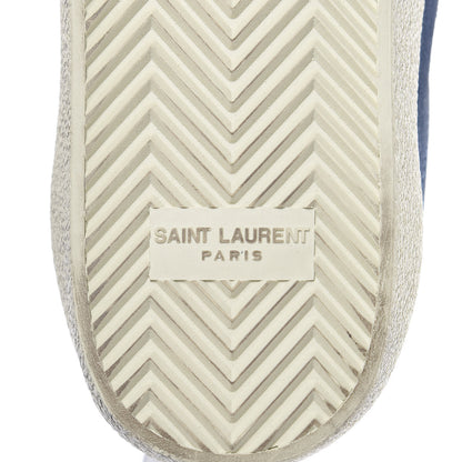 Saint Laurent Suede Mens Court Classic Sneakers 41 Denim 6 of 9
