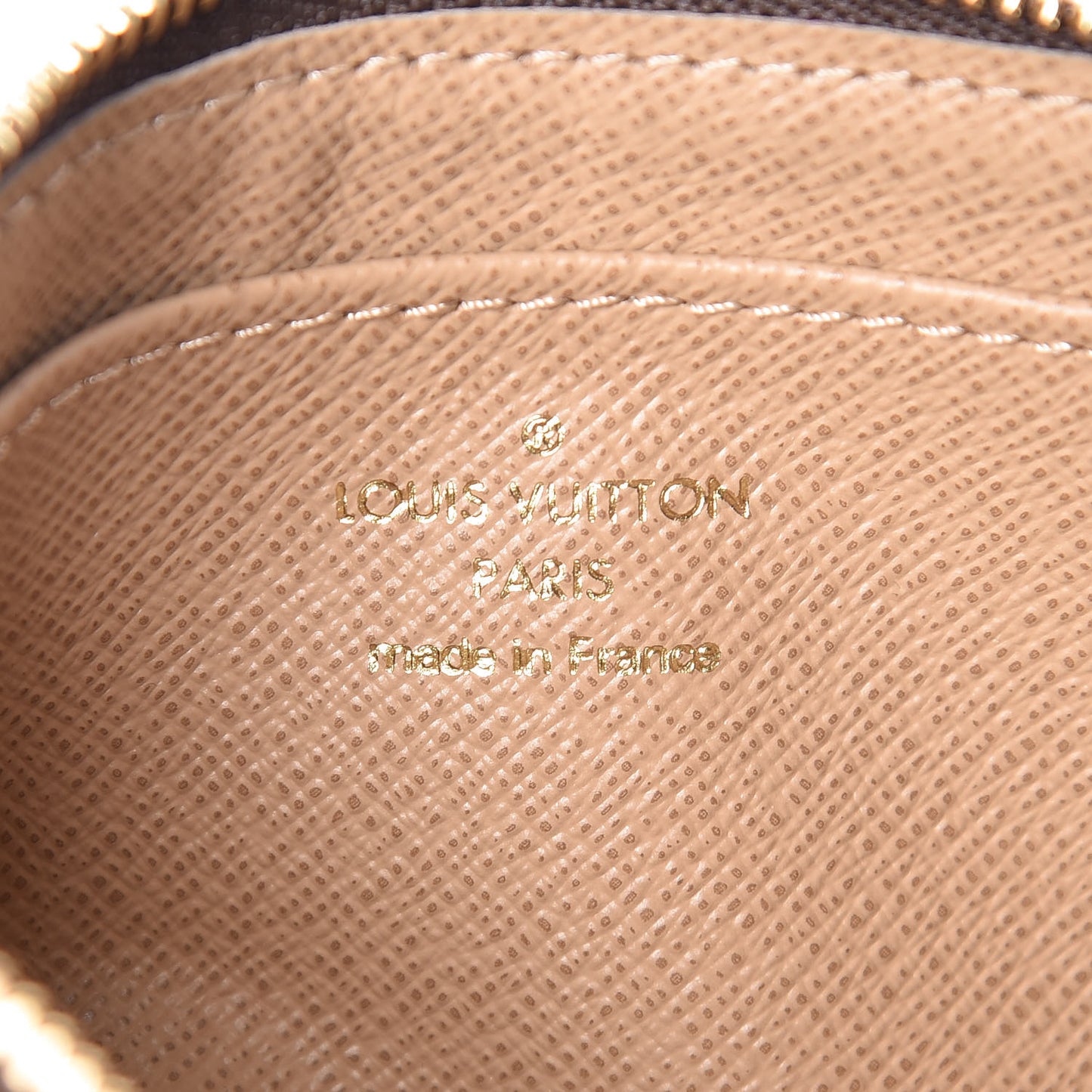Monogram Complice Trunks and Bags Key Pouch Beige