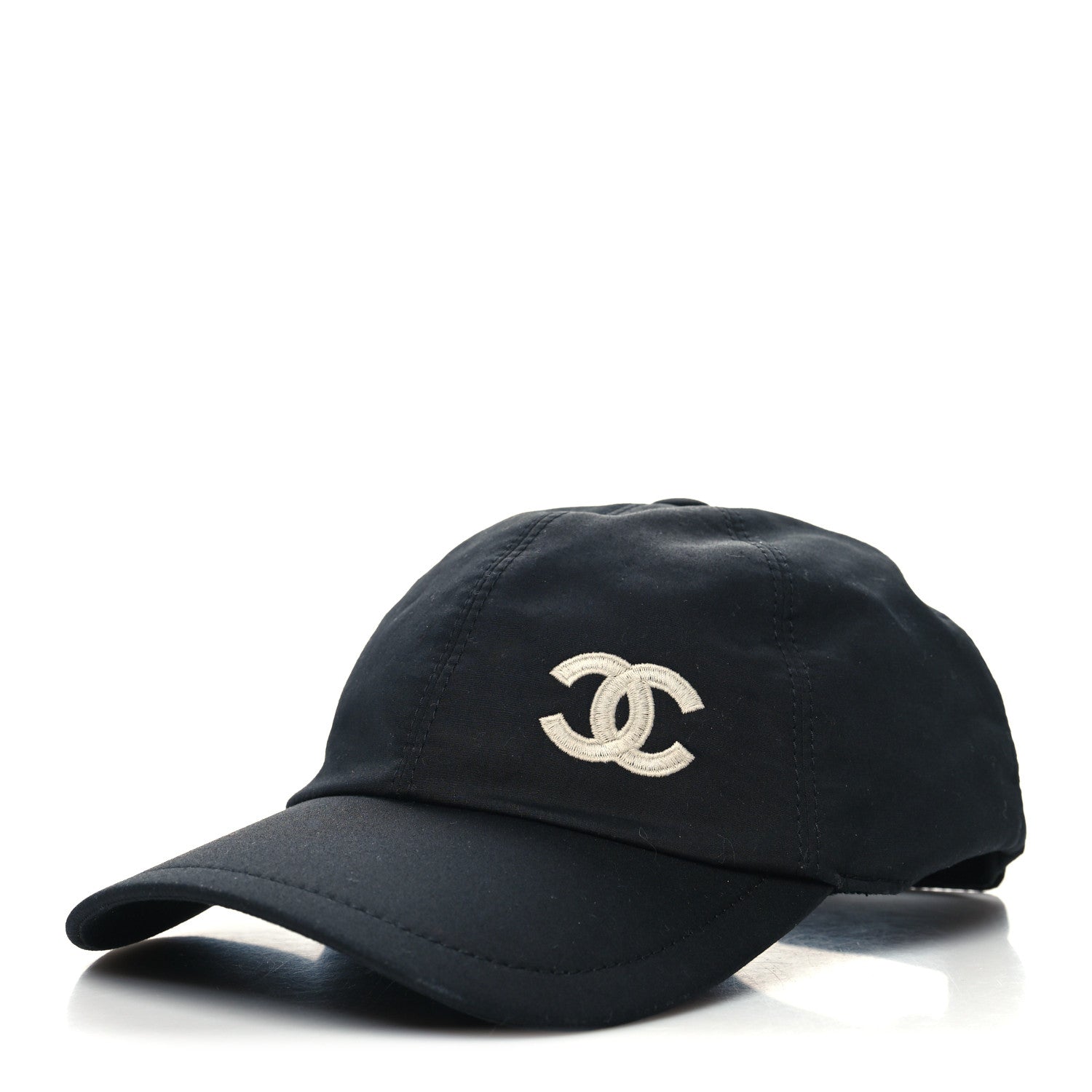 Chanel Cotton CC Cap Hat Black 1 of 7