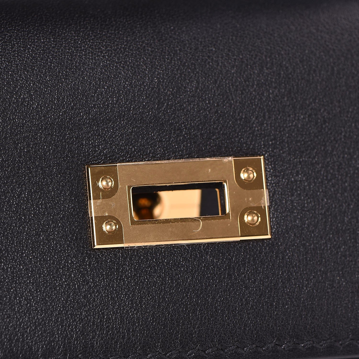 Hermes Swift Kelly Pochette Clutch Black 16 of 24