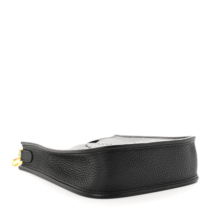 Hermes Taurillon Clemence Evelyne TPM Black 4 of 11