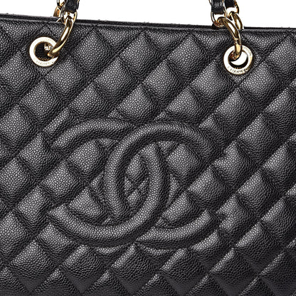 Chanel Caviar Quilted XL Grand Shopping Tote GST Black 10 of 10