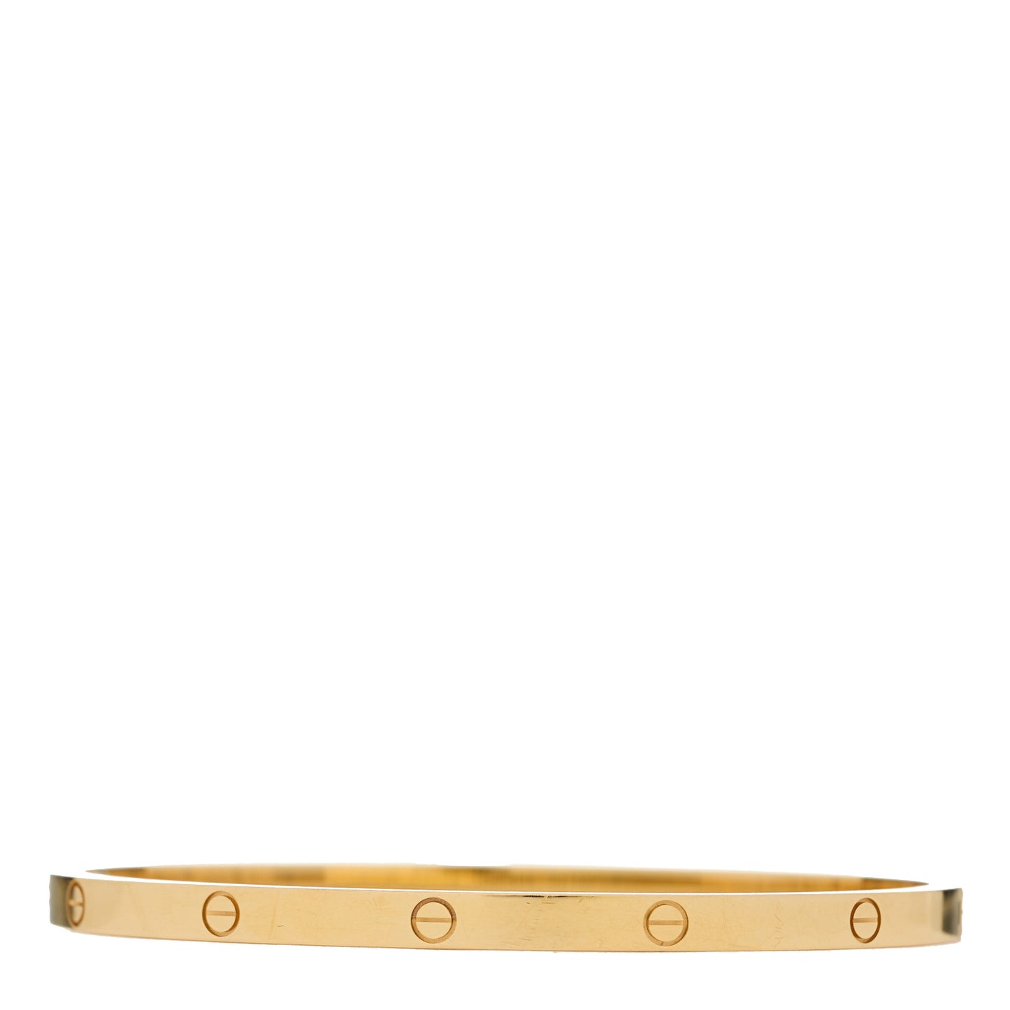 18K Yellow Gold Small LOVE Bracelet 17