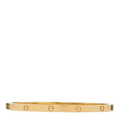 Cartier 18K Yellow Gold Small LOVE Bracelet 17 2 of 8
